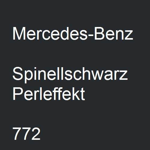 Mercedes-Benz, Spinellschwarz Perleffekt, 772.